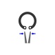 For internal (DIN 472) snap rings