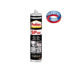 Henkel Pattex SP101 Ελαστικό Σφραγιστικό/Συγκολλητικό Flextec 300ml, μαύρο