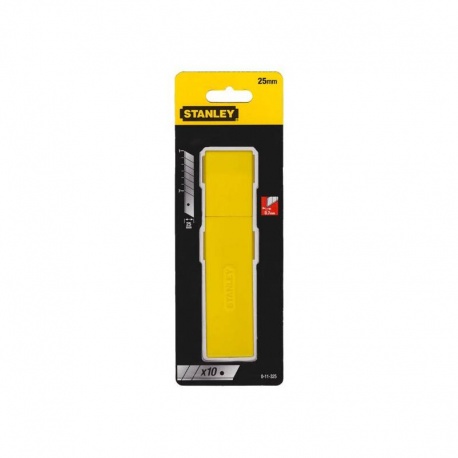 Stanley 1-11-325 Snap Off Knife Blades 25 x 0.7mm - 10pcs
