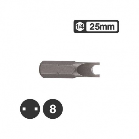 Force 123S2508 - 1/4″ Spanner Bit 25mm - No 8
