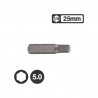 Force 1242505 - Μύτη Άλεν 1/4″ 25mm - 5.0mm