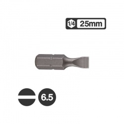 12325065 - 1/4" Slotted Bit 25mm - 6.5mm