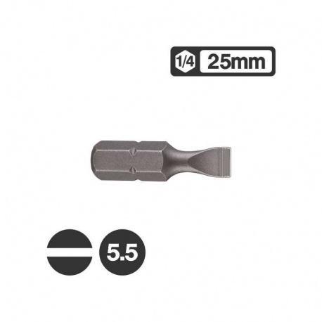 Force 12325055 - Μύτη Ίσια 1/4″ 25mm - 5.5mm