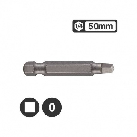 Force 124R500 - Μύτη Μακρυά Τετράγωνη 1/4" 50mm - Νο 0