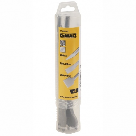 DeWalt DT60330 - SDS Plus Chisels 3 pcs Set