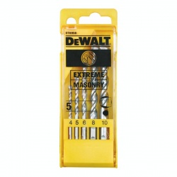 DeWalt DT6956 Extreme® Masonry Drill Bits 5 pcs set 4-10mm