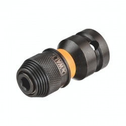 DT7508 Impact Driver Adaptor, Square 1/2" to 1/4" Hex