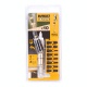 DeWalt DT70578T 10 pcs Set Pivoting 1/4" Bit Holder and Bits