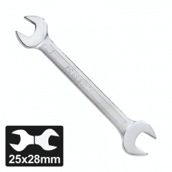 Force 7542528 - Double Open End Cr-V Spanner 25x28 mm