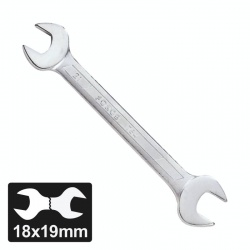 Force 7541819 - Double Open End Cr-V Spanner 18x19 mm