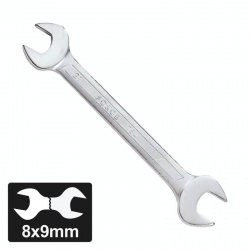 Force 7540809 - Double Open End Cr-V Spanner 8x9 mm