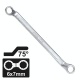 Force 7590607 - 75° Offset Cr-V Ring Spanner 6x7 mm