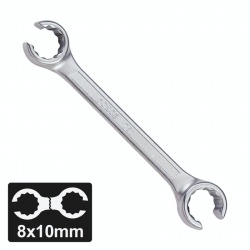7510810 Flare Nut (Cut Ring) Wrench 8x10 mm