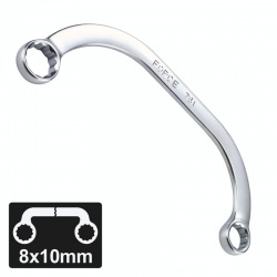 Force 7610810 - Half-moon Ring Wrench 8x10 mm