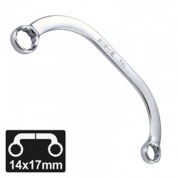 Force 7611417 - Half-moon Ring Wrench 14x17 mm