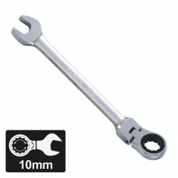 Force 75710F - Combination Swivel Gear Wrench 10 mm