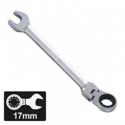 75717F - Combination Swivel Gear Wrench 17 mm