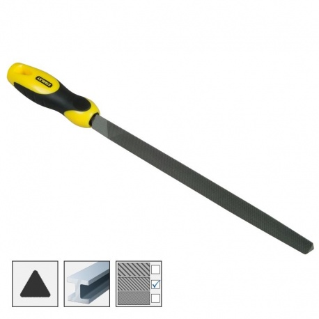 Stanley 0-22-462 200mm (8") Three-square medium file