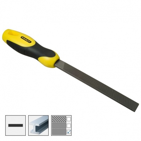 Stanley 0-22-499 200mm (8") Flat fine file