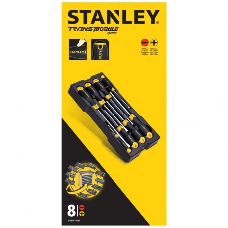Stanley STMT1-74182 Transmodule System Cushion Grip Screwdriver Set 6 pcs - Star (Torx)