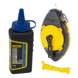 Stanley 0-47-465 PowerWinder Chalk Line Reel 30m Kit