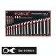 Force 5191 19 pcs combination spanners set