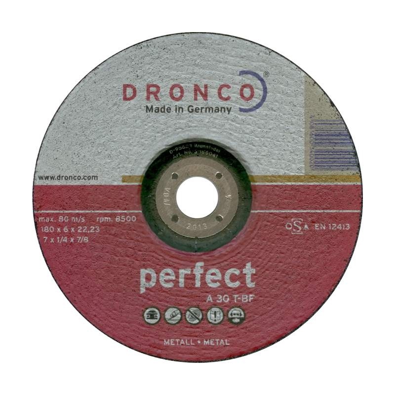 Dronco A 30 metal grinding disc 6x180mm | Electrotools.gr