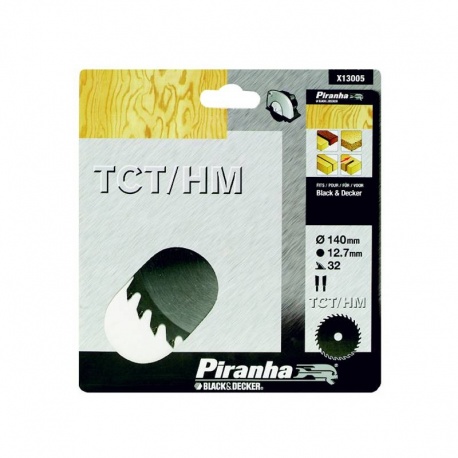 Black & Decker Piranha X13005 - Circular Saw Blade 140x12.7mm - 32T