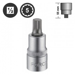 Force 34805505 - 1/2" Spline Socket Bit - M5