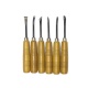 Topman 1278-006 woodcarving chisel set, 6 pcs