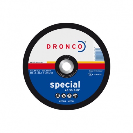 Dronco AS 30 S-BF δίσκος κοπής μετάλλου 3.0 x 115mm