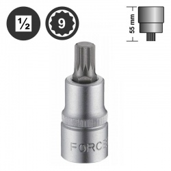 Force 34805509 - 1/2" Spline Socket Bit - M9