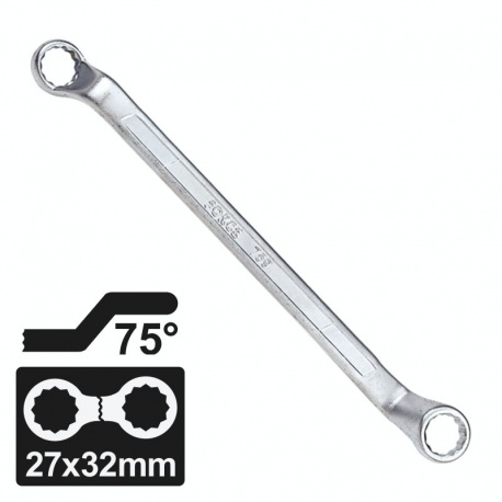 Force 7592732 - Πολύγωνο Κλειδί 75° Cr-V 27x32 mm