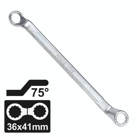 Force 7593641 - Πολύγωνο Κλειδί 75° Cr-V 36x41 mm