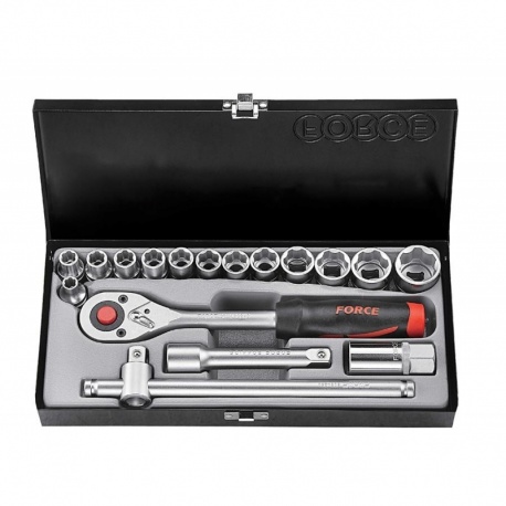 Force 4173 1/2'' 17 pcs socket set