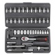 Force 2462 - 1/4" 46 pcs flank and bits socket set
