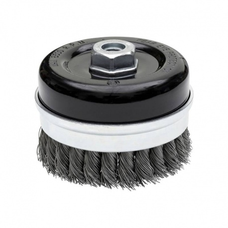 DeWalt DT3501 twist-knot wire cup-brush for grinder 100mm