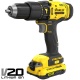 Stanley SFMCD711C2K cordless hammer drill 18V - V20 Li-Ion 1.5Ah 2 battery set