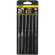Stanley 0-22-500 Needle file set 160mm - 6 pcs