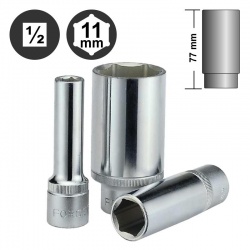 Force 5457711 Εξάγωνο Καρυδάκι Βαθύ 1/2" 77 x 11mm