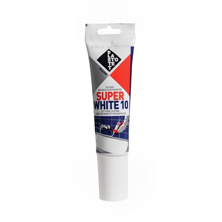 Elastotet Super White 10 Anti-Fungal Silicone 280ml
