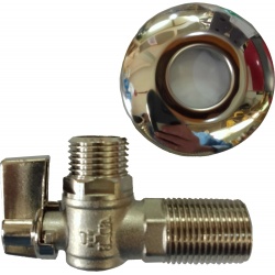 Viospiral BIANCHI ANGLE BALL VALVE 1/2"x1/2" 04-04000
