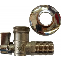 Viospiral BIANCHI ANGLE BALL VALVE 1/2"x3/4" 04-04001