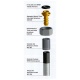 SPIRAL HOSE QUICKFLEX MAL/FEM 30cm 00-0202