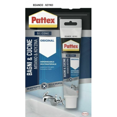 Pattex Όξινη Αντιμυκητιακή Λευκή Σιλικόνη 50ml