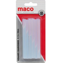Maco MC.0112105 7,2mm Transparent Hot-glue Sticks - 12 pcs