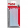MACO MC.0112105 Διαφανής Ψιλή Θερμόκολλα σε Ράβδους 7,2mm - 12 τεμ.