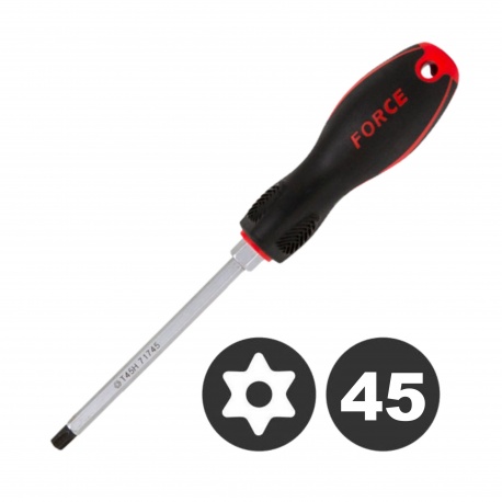 Force 71745 - Tamperproof Torx Screwdriver - T45H
