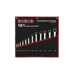 Force 51213C Ring Spanners Set - 12 pcs