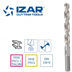 Izar 1016 Τρυπάνι μετάλλων κοβαλτίου HSSE 14,0mm